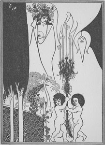 ヘロデの目、1898 作： Aubrey Beardsley